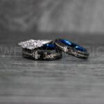 Jack and Sally Rings, Jack and Sally Wedding Bands, Couple Rings, Jack and Sally Wedding Rings