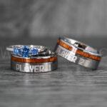 Player 1 Player 2 Rings, Gamer Rings, Couple Rings, Gamer Couple Wedding Bands, Gamer Wedding Rings