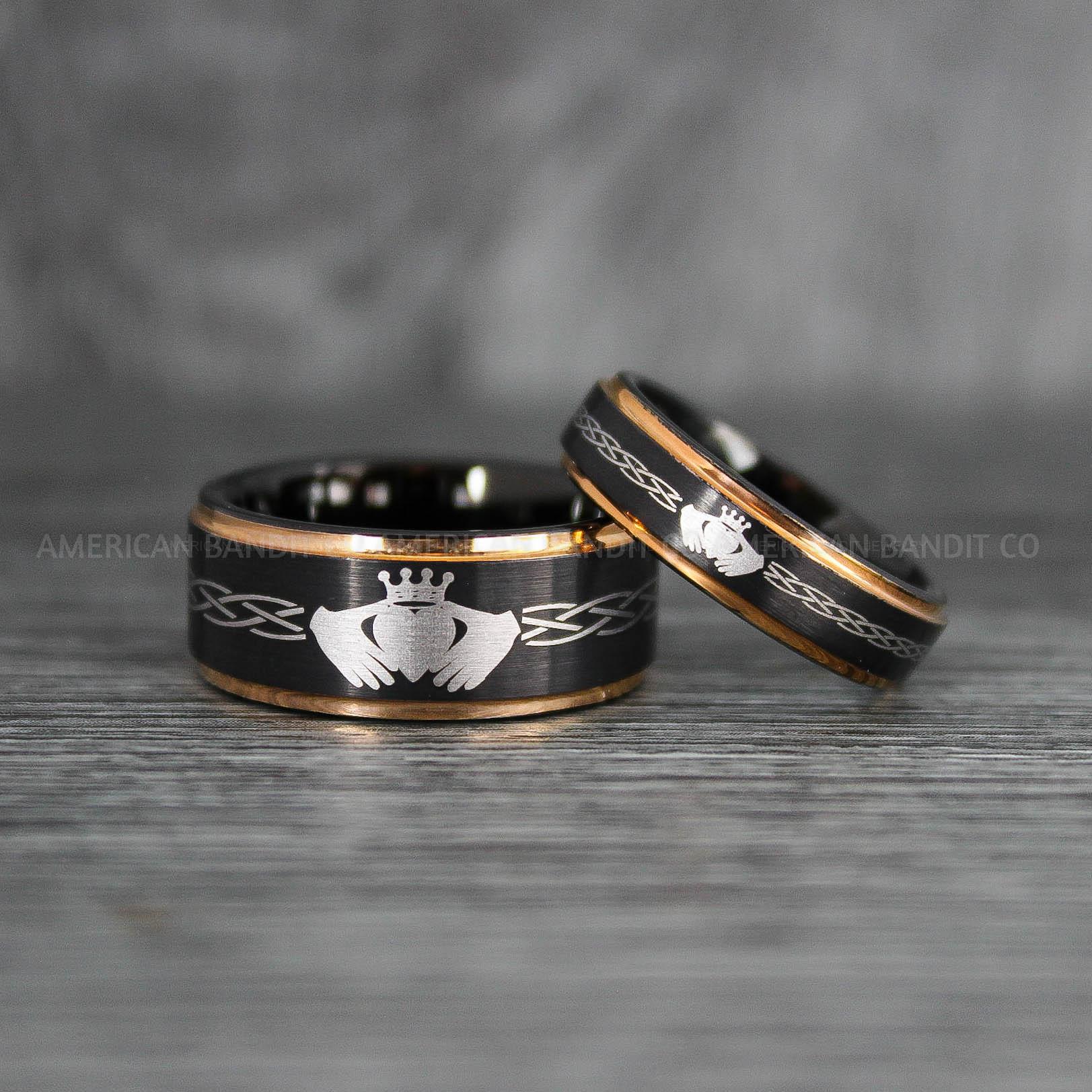 IMG_7628 Claddagh Rings, Celtic Knot Rings, Celtic Rings, Irish Rings, Irish Wedding Bands, Irish Wedding Rings, Celtic Knot Wedding Bands - Image 1