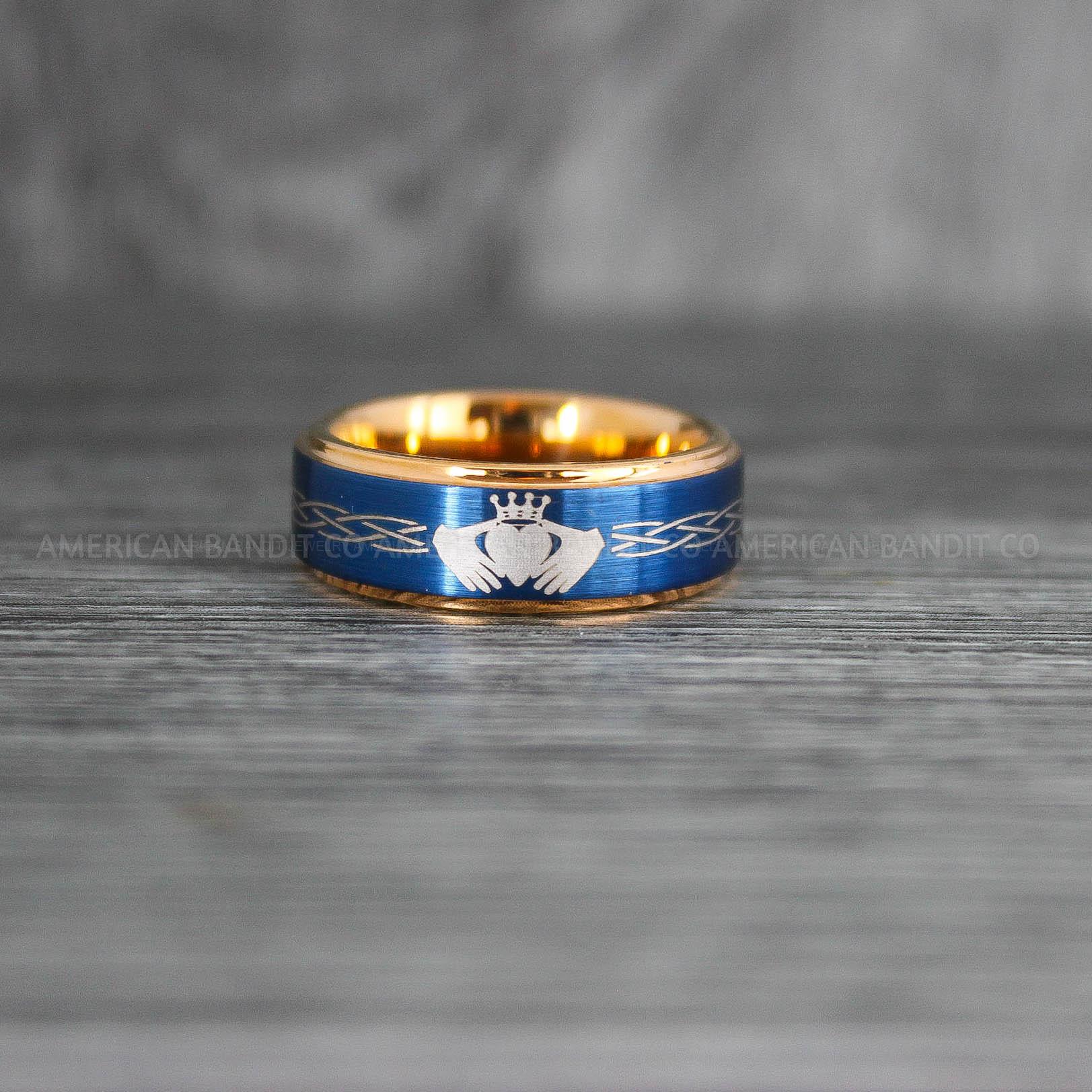 IMG_7639 Claddagh Ring, Celtic Knot Ring, Celtic Ring, Irish Ring, Irish Wedding Band, Irish Wedding Ring, Celtic Knot Wedding Band - Image 1