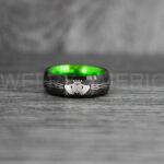 Claddagh Ring, Celtic Knot Ring, Celtic Ring, Irish Ring, Irish Wedding Band, Irish Wedding Ring, Celtic Knot Wedding Band
