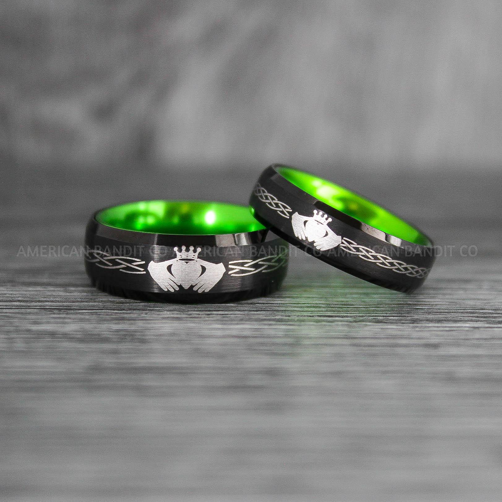 IMG_7646 Claddagh Ring, Celtic Knot Ring, Celtic Ring, Irish Ring, Irish Wedding Band, Irish Wedding Ring, Celtic Knot Wedding Band - Image 1