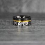 Player 1 Player 2 Rings, Gamer Rings, Couple Rings, Gamer Couple Wedding Bands, Gamer Wedding Rings - Image 3