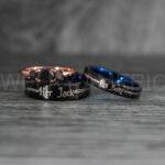 Jack and Sally Rings, Jack and Sally Wedding Bands, Couple Rings, Jack and Sally Wedding Rings