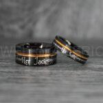 Jack and Sally Rings, Jack and Sally Wedding Bands, Couple Rings, Jack and Sally Wedding Rings