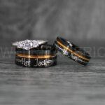 Jack and Sally Rings, Jack and Sally Wedding Bands, Couple Rings, Jack and Sally Wedding Rings