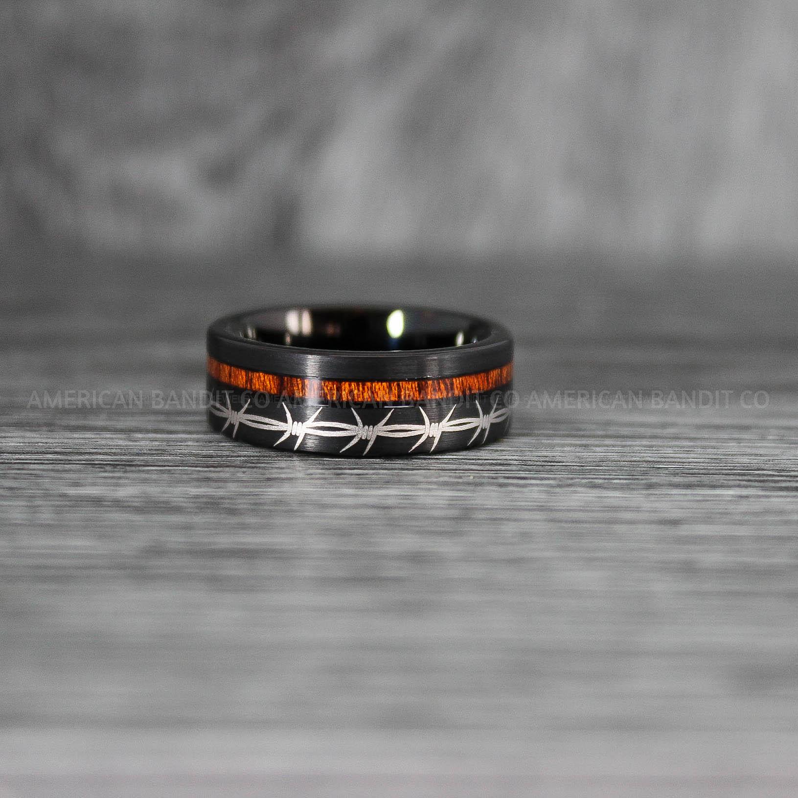 IMG_7740 Barb Wire Ring, Barbed Wire Ring, Barb Wire Wedding Ring, Couple Rings, Biker Rings - Image 1