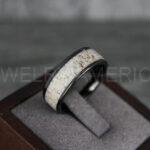 Deer Antler Rings, Couple Rings, Wedding Ring Set, Antler Wedding Bands, Deer Hunting Rings, Deer Hunting Rings