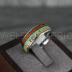 Deer Antler Ring, Antler Wedding Band, Deer Hunting Ring, Deer Hunting Ring, Deer Antler Wedding Ring, Silver Wedding Band, His Wedding Ring