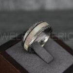 Deer Antler Rings, Couple Rings, Wedding Ring Set, Antler Wedding Bands, Deer Hunting Rings, Deer Hunting Rings
