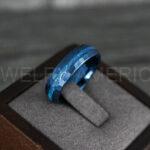 Opal Ring, Opal Wedding Band, Galaxy Ring, Galaxy Wedding Band, Crushed Opal Wedding Ring