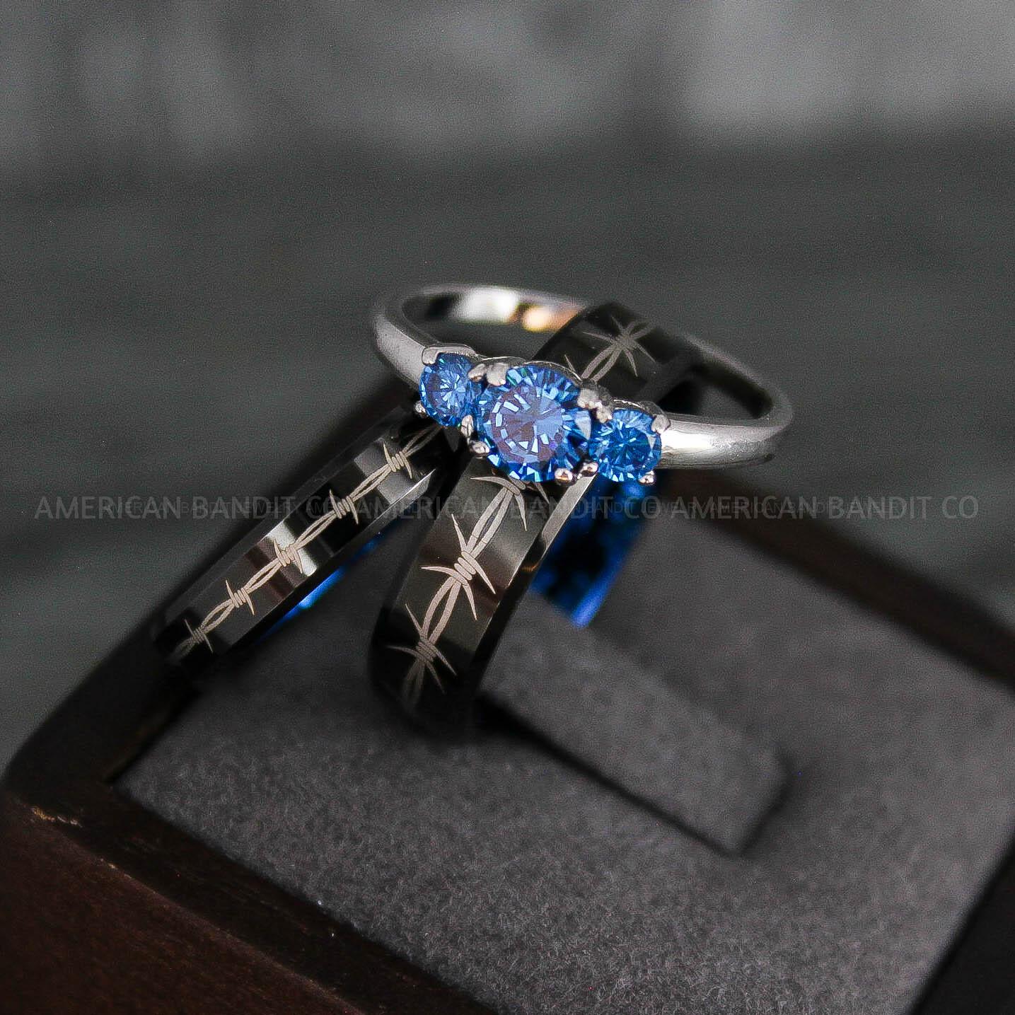 IMG_7938 Barb Wire Ring, Barbed Wire Ring, Barb Wire Wedding Ring, Biker Ring, Black Wedding Band, Biker Wedding Band - Image 1