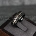 Barb Wire Ring, Barbed Wire Ring, Barb Wire Wedding Ring, Biker Ring, Black Wedding Band, Biker Wedding Band - Image 3