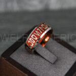 Aurebesh Rings, Aurebesh Wedding Bands, Red Wedding Bands, Aurebesh Wedding Rings, Aurebesh Jewelry