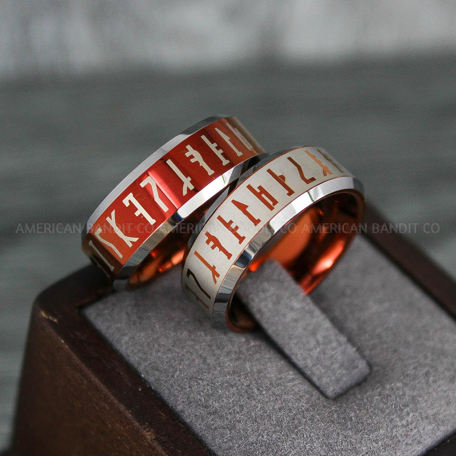 IMG_7969 Mandalorian Ring, Mandalorian Wedding Ring, Mandalorian Jewelry, Star Wars Jewelry, Star Wars Ring, Mandalorian - Image 1