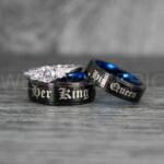 King and Queen Rings, Her King His Queen Rings, King and Queen Rings, Couple Rings, Couple Wedding Bands