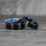 Black Wedding Bands, Couple Rings, Couple Wedding Rings, Matching Rings, Matching Wedding Bands, Black Wedding Rings, Couple Jewelry