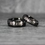 Her King His Queen Rings, King and Queen Rings, Couple Rings, Couple Wedding Bands