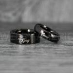 Her King His Queen Rings, King and Queen Rings, Couple Rings, Couple Wedding Bands