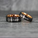 King and Queen Rings, Her King His Queen Rings, King and Queen Rings, Couple Rings, Couple Wedding Bands