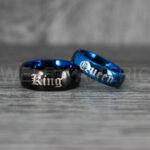 King and Queen Rings, Her King His Queen Rings, King and Queen Rings, Couple Rings, Couple Wedding Bands - Image 3