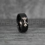 Her King His Queen Rings, King and Queen Rings, Couple Rings, Couple Wedding Bands - Image 3