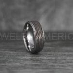 Tire Ring, Tire Tread Pattern Ring, Tire Tread Ring, Mechanic Ring, Auto Racing Ring, Truck Driver Ring