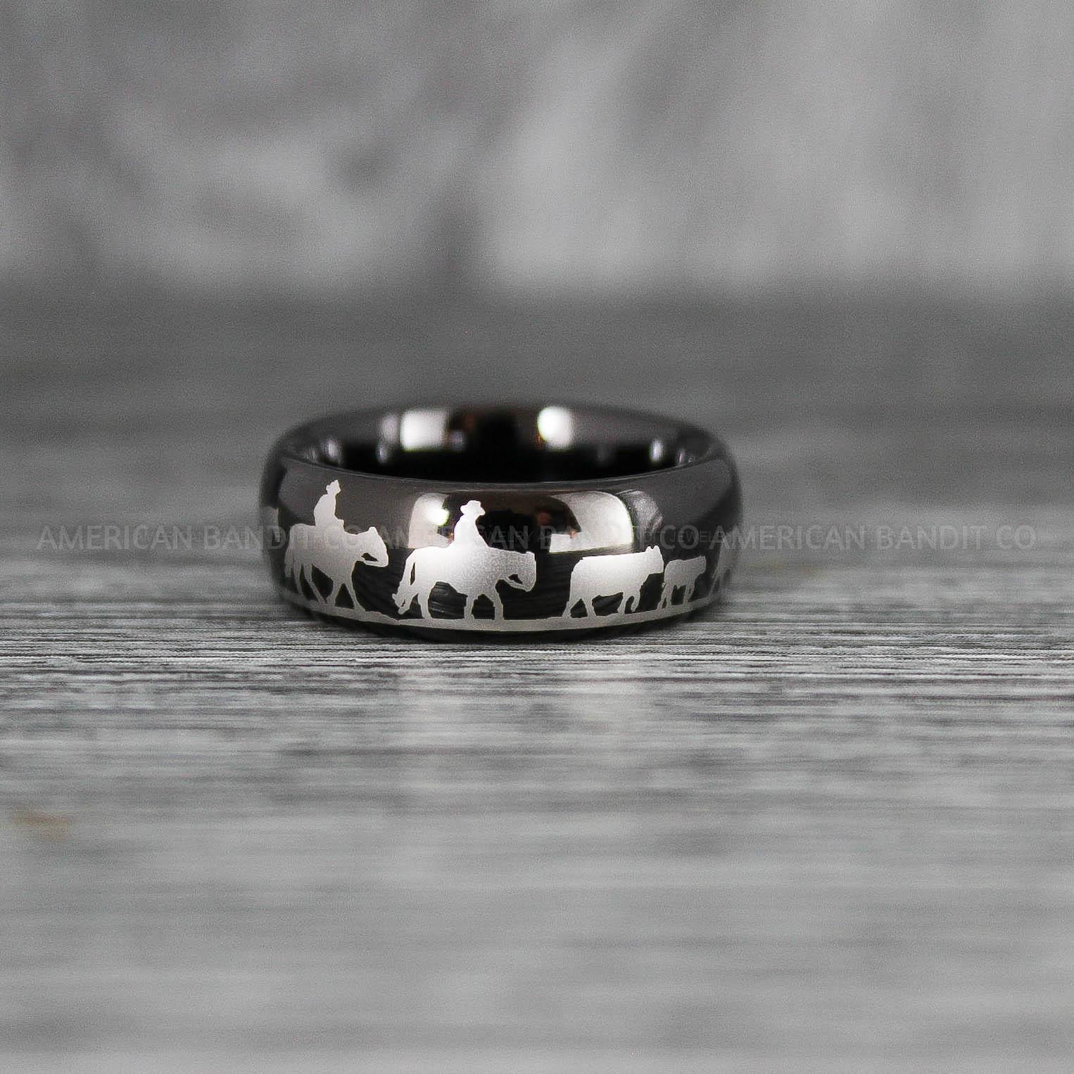 IMG_8050 Rancher Ring, Cattle Rancher Ring, Cattle Ring, Cowboys Rings, Farmer Ring, Cowboys Wedding Band - Image 1