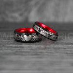 Mickey Mouse Rings, Mickey Rings, Couple Wedding Bands, Couple Rings, Mickey Mouse Wedding Bands