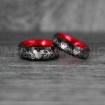 Mickey Mouse Rings, Mickey Rings, Couple Wedding Bands, Couple Rings, Mickey Mouse Wedding Bands