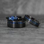 Black Wedding Bands, Couple Rings, Couple Wedding Rings, Matching Rings, Matching Wedding Bands, Black Wedding Rings, Couple Jewelry