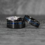 Black Wedding Bands, Couple Rings, Couple Wedding Rings, Matching Rings, Matching Wedding Bands, Black Wedding Rings, Couple Jewelry