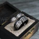 Camouflage Ring, Military Wedding Band, American Flag Rings, Camo Rings, Army Rings, Military Rings, Military Jewelry - Image 3