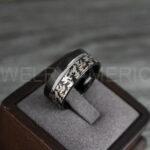 Camouflage Ring, Military Wedding Band, American Flag Rings, Camo Rings, Army Rings, Military Rings, Military Jewelry - Image 5