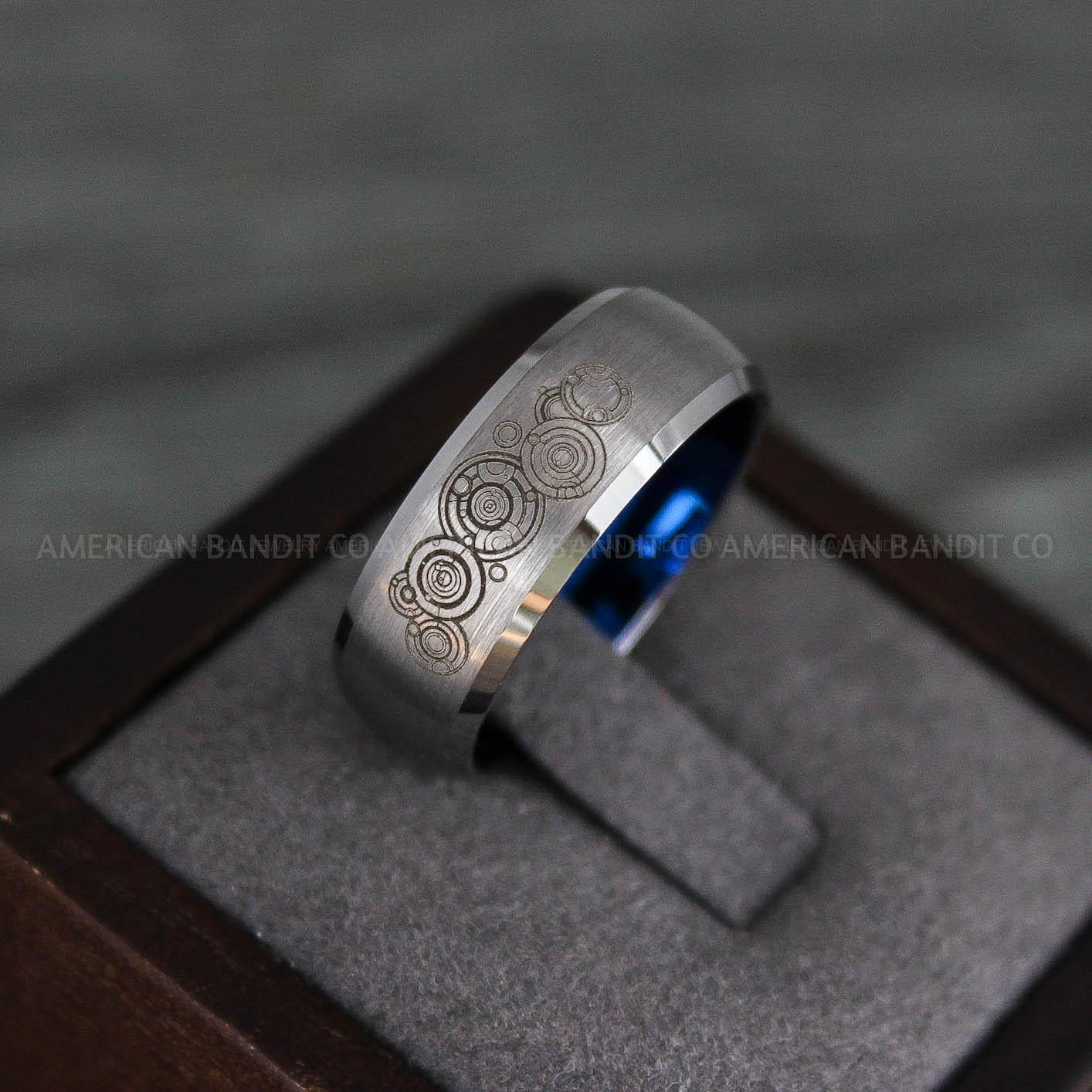 IMG_8126 Dr Who Rings, Dr Who Wedding Rings, Dr Who Jewelry, Gallifreyan Rings, Gallifreyan Wedding Rings, Gallifreyan Wedding Bands, Gallifreyan Jewelry - Image 1