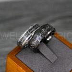 Cross Rings, Religious Rings, Black Wedding Bands, Black Wedding Rings, Cross Wedding Bands