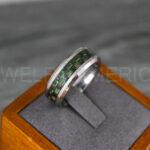 Damascus Steel Ring, Damascus Steel Wedding Band, Damascus Steel Jewelry, Damascus Steel Wedding Ring