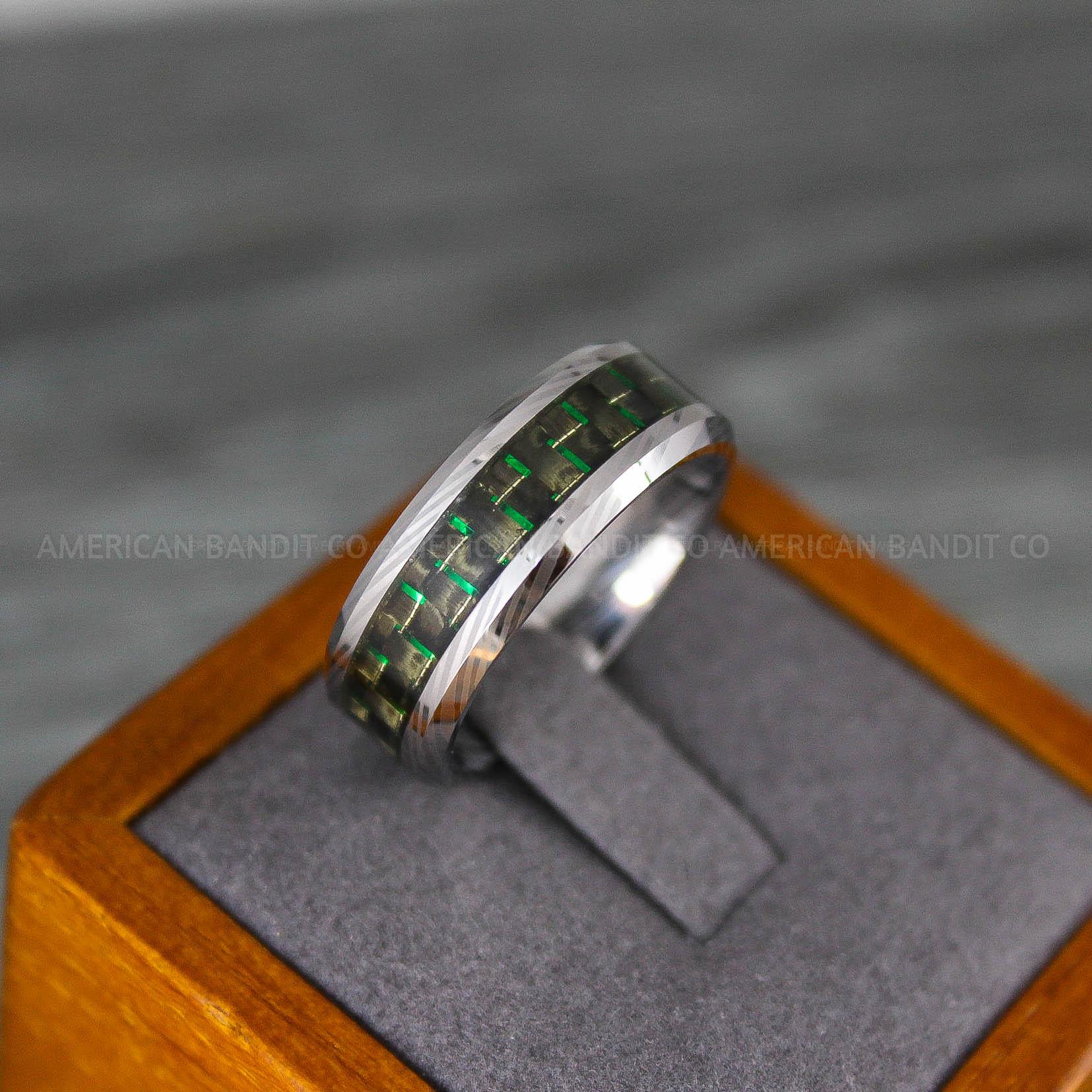 IMG_8152 Damascus Steel Ring, Damascus Steel Wedding Band, Damascus Steel Jewelry, Damascus Steel Wedding Ring - Image 1