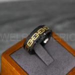 Bioshock Rings, Couple Rings, Black Wedding Bands, Black Bioshock Rings, Bioshock Wedding Bands, Black Wedding Bands - Image 4