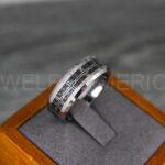 Cross Rings, Religious Rings, Silver Wedding Bands, Silver Wedding Rings, Cross Wedding Bands - Image 5