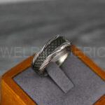 Damascus Steel Ring, Damascus Steel Wedding Band, Damascus Steel Jewelry, Damascus Steel Wedding Ring
