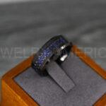 Cross Rings, Religious Rings, Black Wedding Band, Black Wedding Ring, Cross Wedding Band