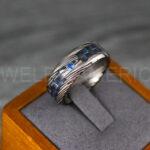 Damascus Steel Ring, Damascus Steel Wedding Band, Damascus Steel Jewelry, Damascus Steel Wedding Ring