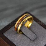 Wood Rings, Wood Wedding Bands, Wood Wedding Rings, Gold Wedding Rings, Gold Wedding Bands