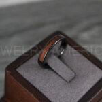Wood Ring, Wood Wedding Band, Black Wood Ring, Black Wedding Band, Wood Wedding Ring, Black Wedding Ring - Image 3