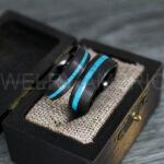 Turquoise Rings, Turquoise Wedding Rings, Turquoise Wedding Bands, Black Wedding Bands