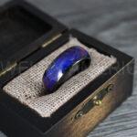 Wood Rings, Wood Wedding Bands, Black Wood Rings, Black Wedding Bands, Wood Wedding Rings, Black Wedding Rings - Image 4