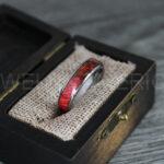 Wood Rings, Wood Wedding Bands, Black Wood Rings, Black Wedding Bands, Wood Wedding Rings, Black Wedding Rings - Image 5