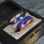 Wood Ring, Wood Wedding Band, Rose Gold Wood Ring, Rose Gold Wedding Band, Wood Wedding Ring, Rose Gold Wedding Ring - Image 3