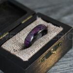 Wood Rings, Wood Wedding Bands, Black Wood Rings, Black Wedding Bands, Wood Wedding Rings, Black Wedding Rings - Image 3